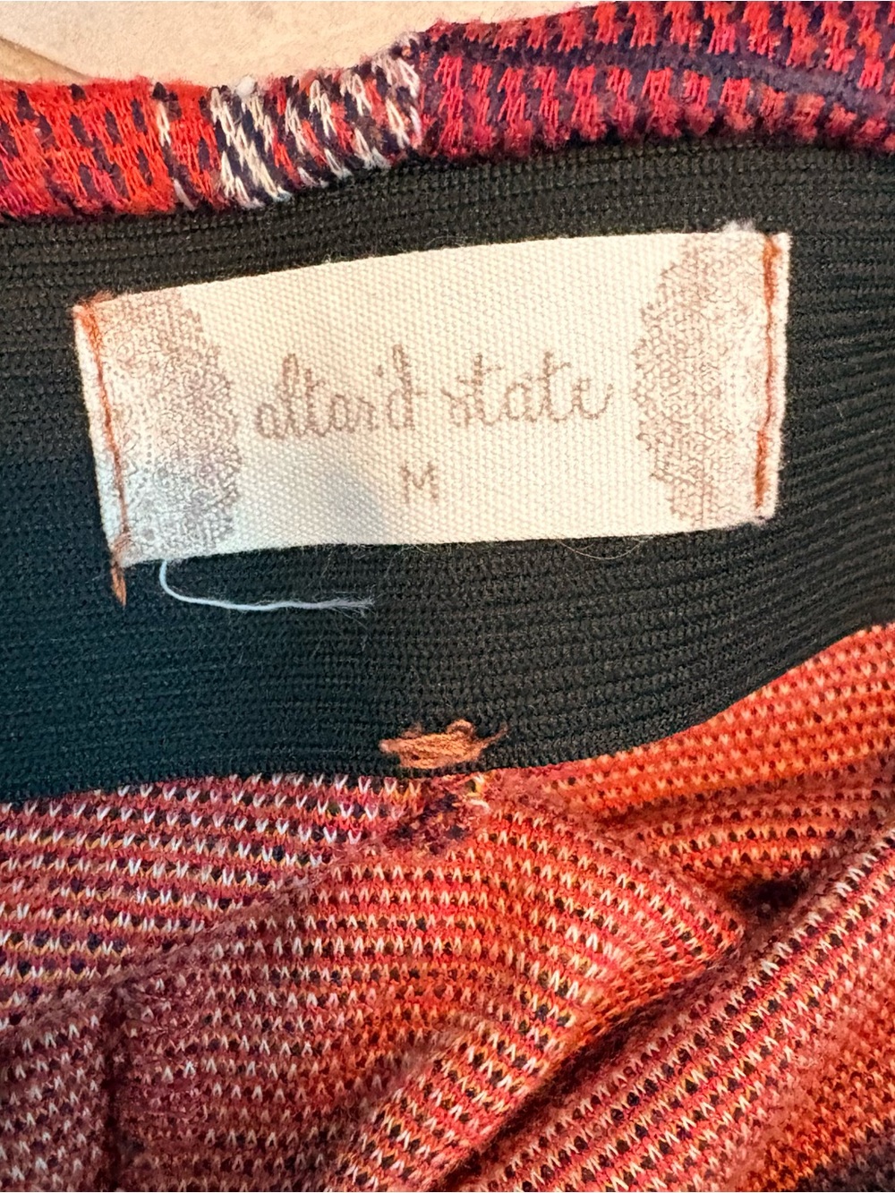 Altar’d State Size M Women’s Plaid Stretch Pants - Picture 4 of 8